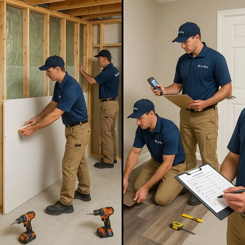 Repairs and Reconstruction process in New Paltz, NY